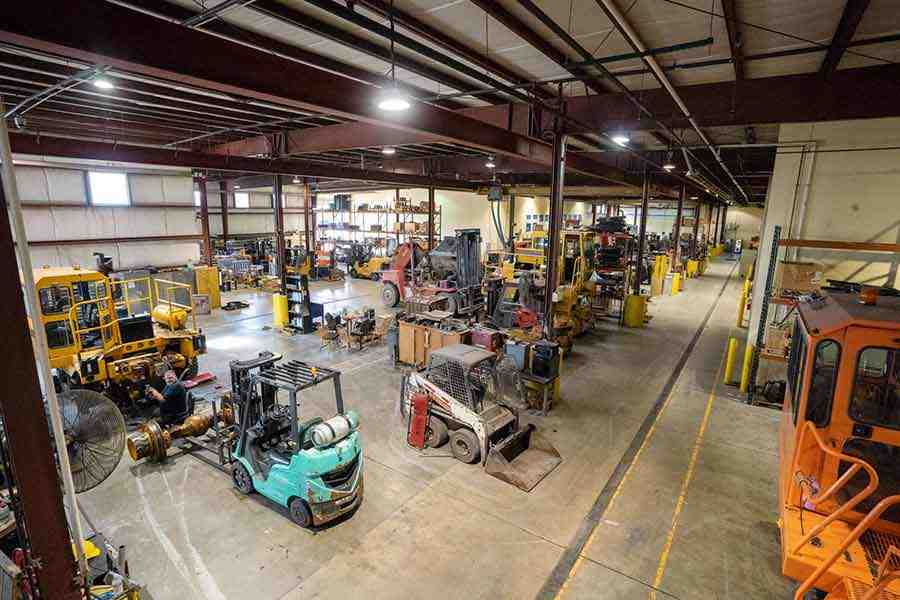 Forklift Service Garage